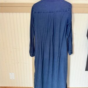 Cloth & Stone Long Sleeve Indigo Dress